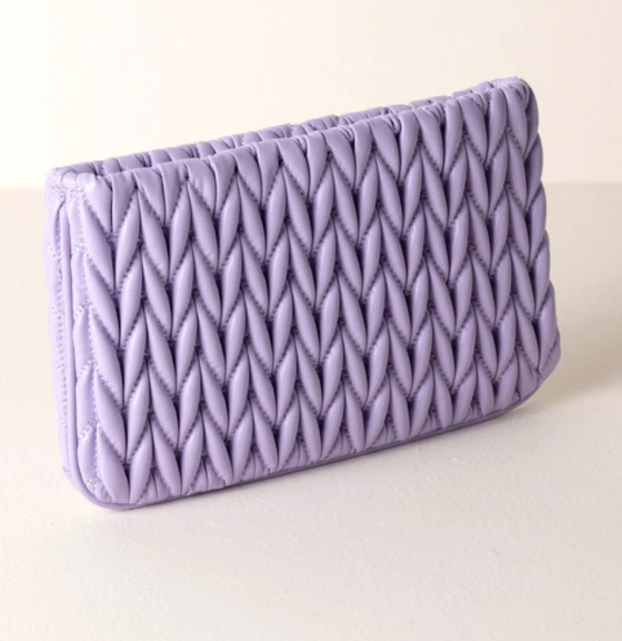 Jody Lilac Zip Pouch