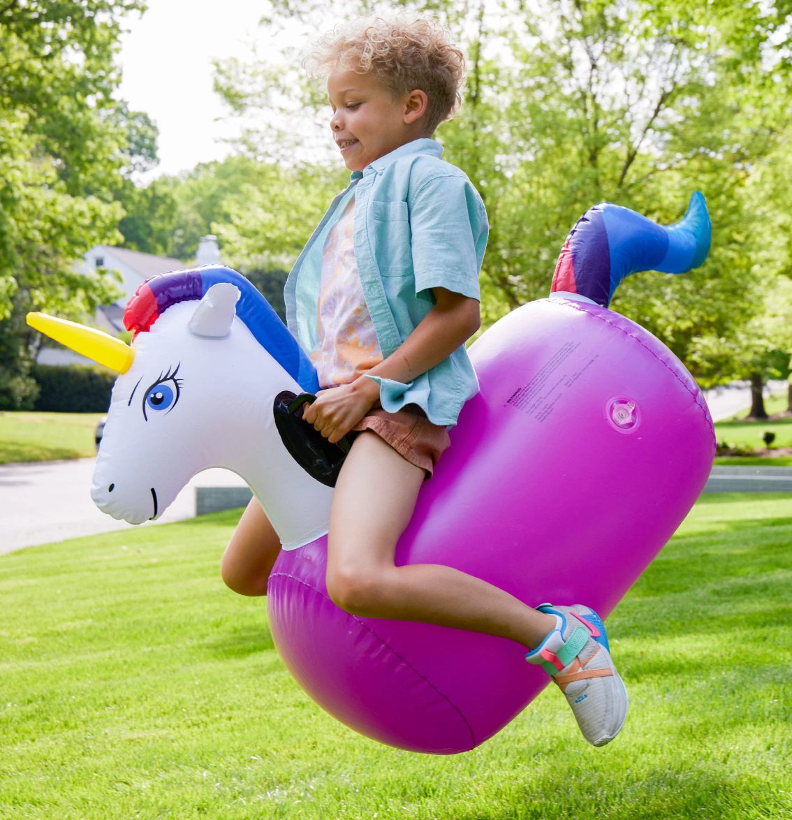 Inflatable Ride On Unicorn