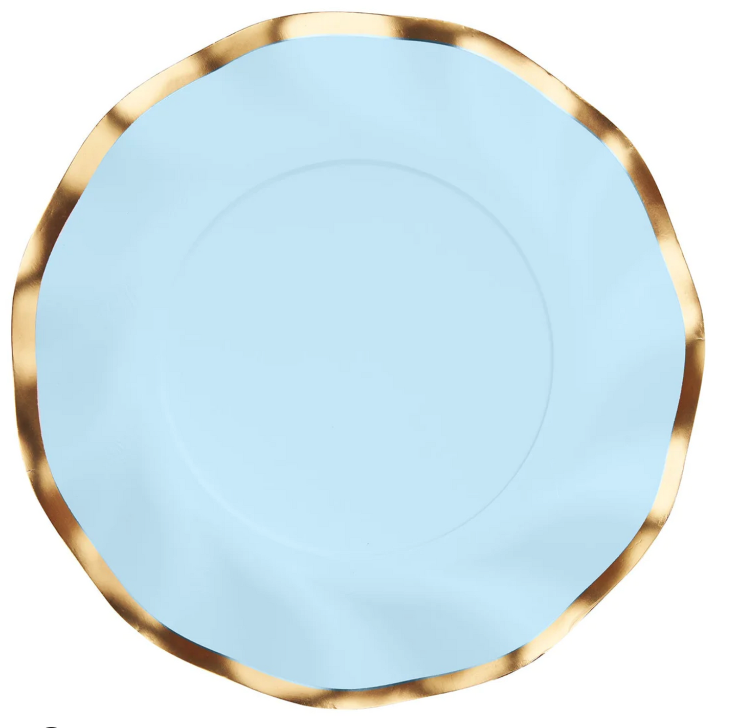 Sky Blue Wavy Plate