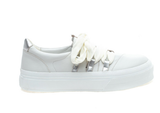 Garson White Leather Sneaker