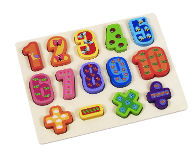 Alphabet and Numbers Assorted Wooden Puzzles