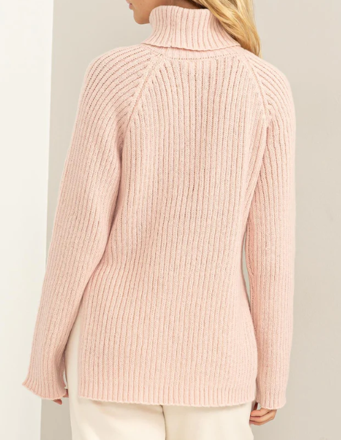 Mindy Ribbed Turtleneck Sweater