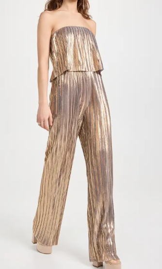 Collina Jumpsuit in Pleats by Amanda Uprichard