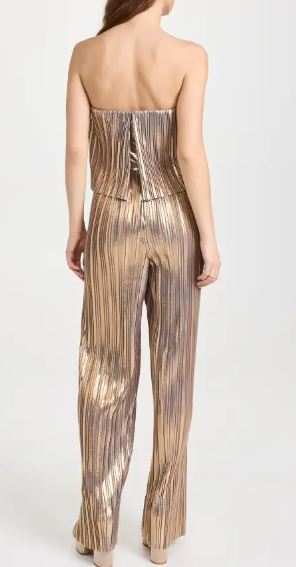 Collina Jumpsuit in Pleats by Amanda Uprichard