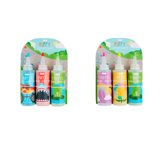 Puff Paint Chalk Set
