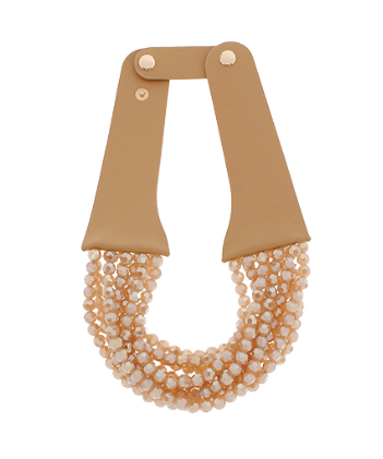 Multi Glass Beaded Necklace