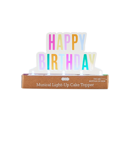 Musical LED Cake Topper