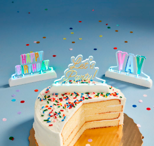 Musical LED Cake Topper