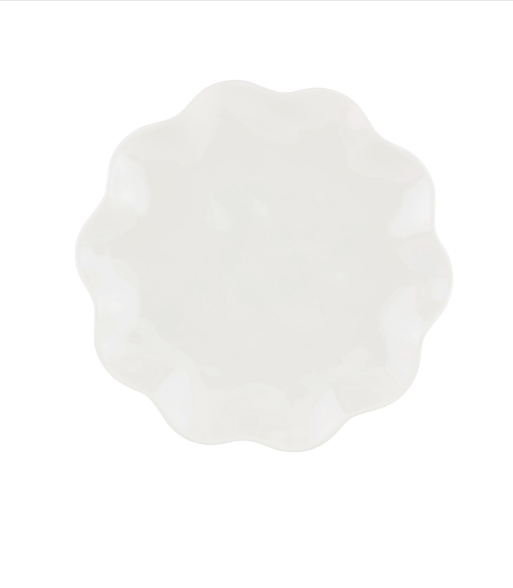 Ruffle Melamine Plate