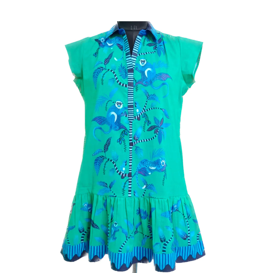 Havana Mini in Menagerie Green by Isla Payal - Pickering Boxwood