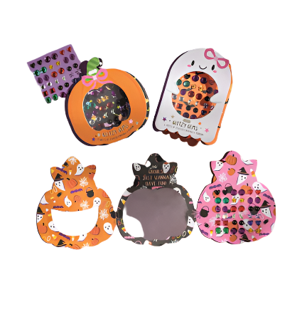 Halloween Glitzy Gems Sticker Earrings