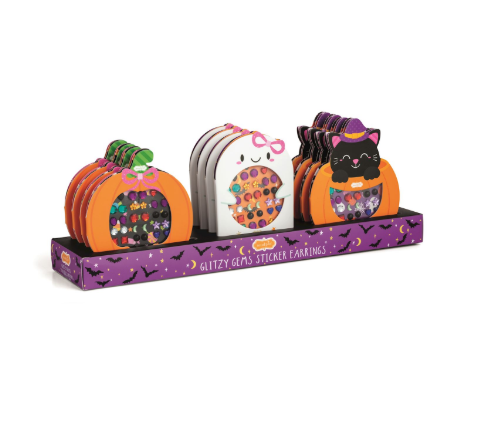 Halloween Glitzy Gems Sticker Earrings