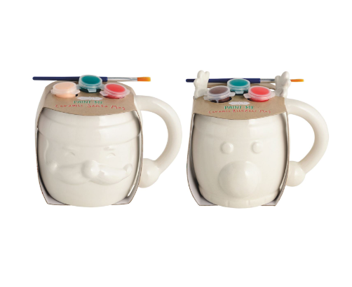 Christmas Paint-Me Mugs