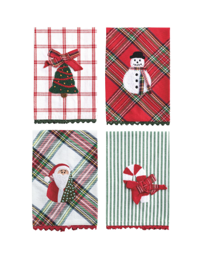 Christmas Boucle Icon Hand Towel