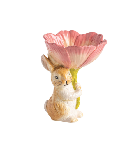 Bunny Flower Candy Bowl - Pickering Boxwood