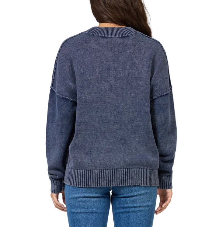 Vienna Long Sleeve V-Neck Sweater by Dear John