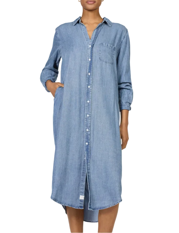 Galina Shirt Dress by Dear John - Pickering Boxwood