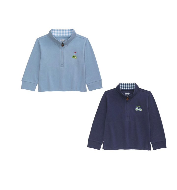 Boy's Golf Quarter Zip - Pickering Boxwood