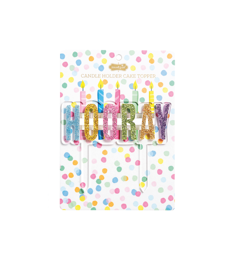 Birthday Candle Holder Cake Topper - Pickering Boxwood