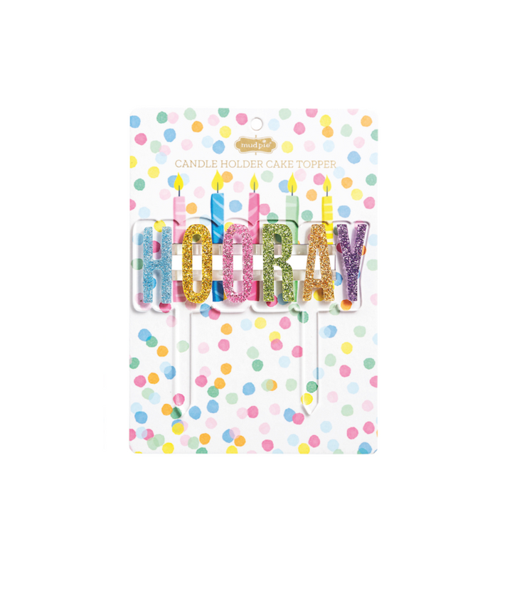 Birthday Candle Holder Cake Topper - Pickering Boxwood