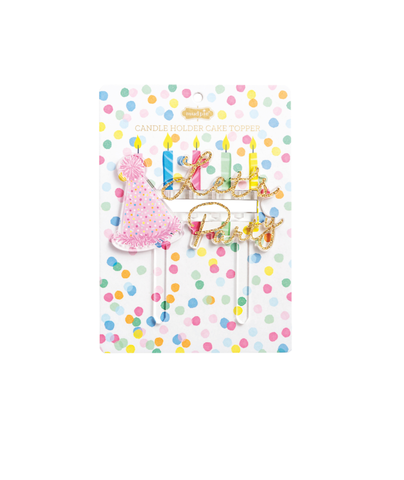 Birthday Candle Holder Cake Topper - Pickering Boxwood