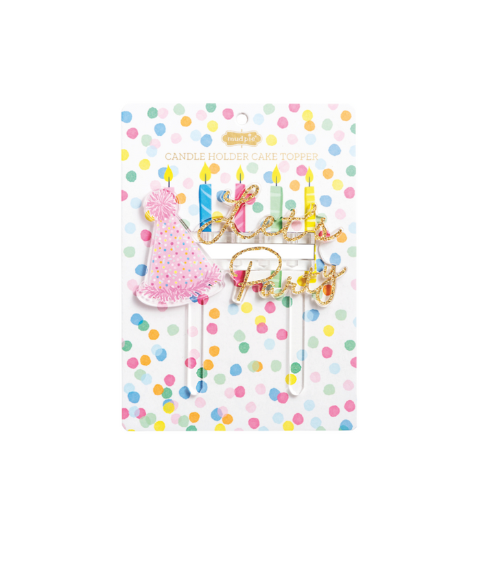 Birthday Candle Holder Cake Topper - Pickering Boxwood