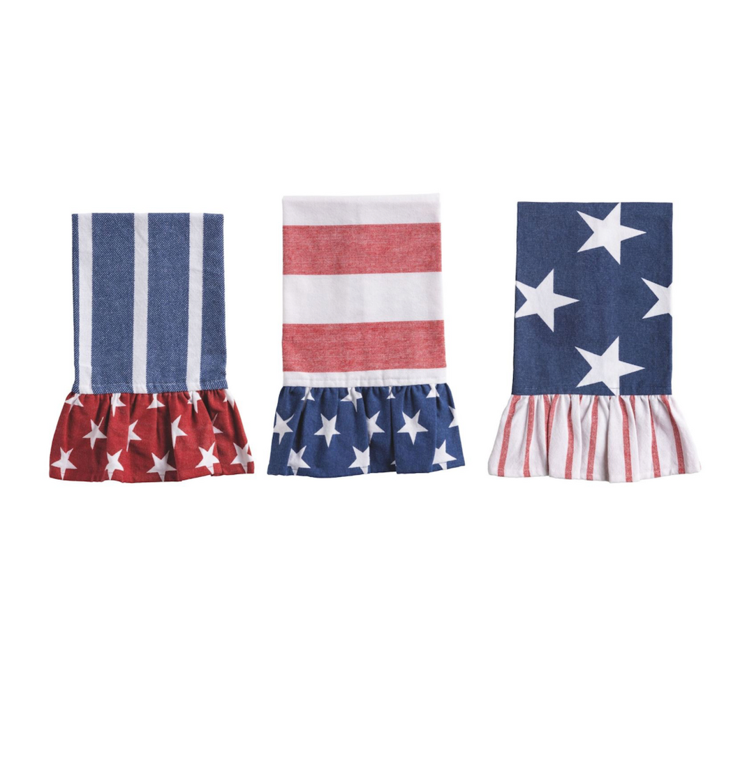 American Flag Tea Towel