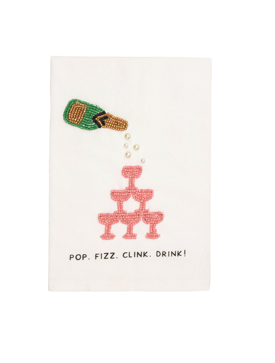 Beaded Bar Hand Towels - Pickering Boxwood