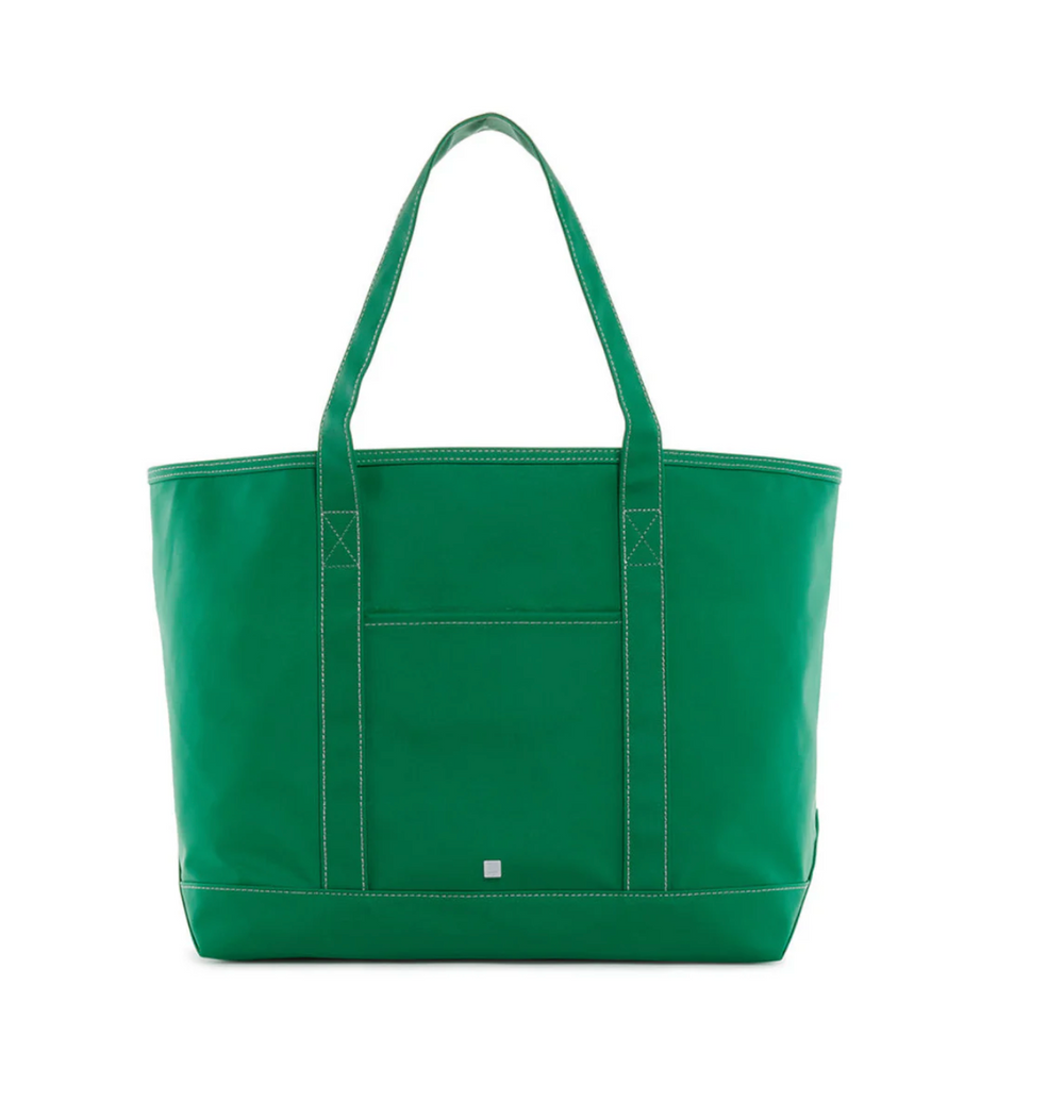 Maxi Coated Canvas Tote by TRVL Design - Pickering Boxwood