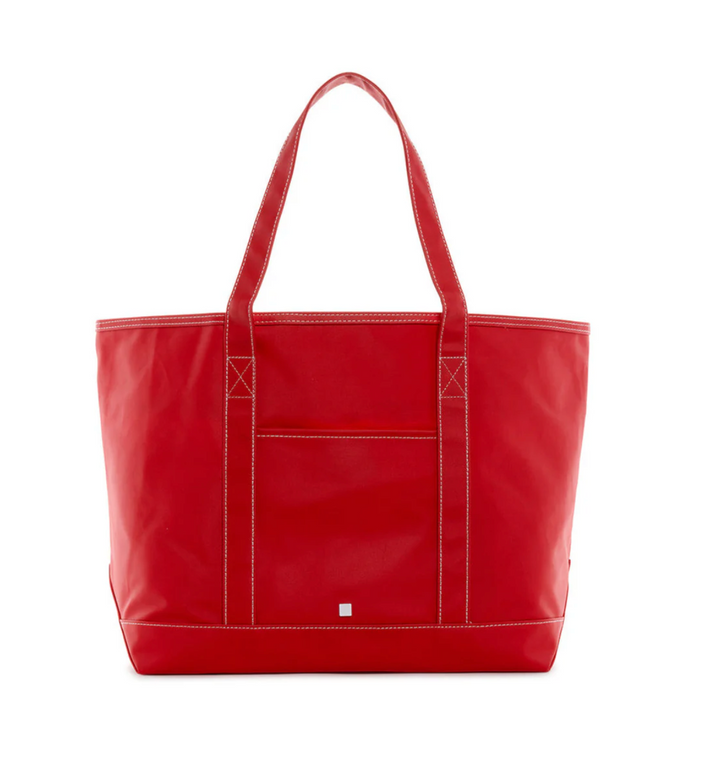 Maxi Coated Canvas Tote by TRVL Design - Pickering Boxwood