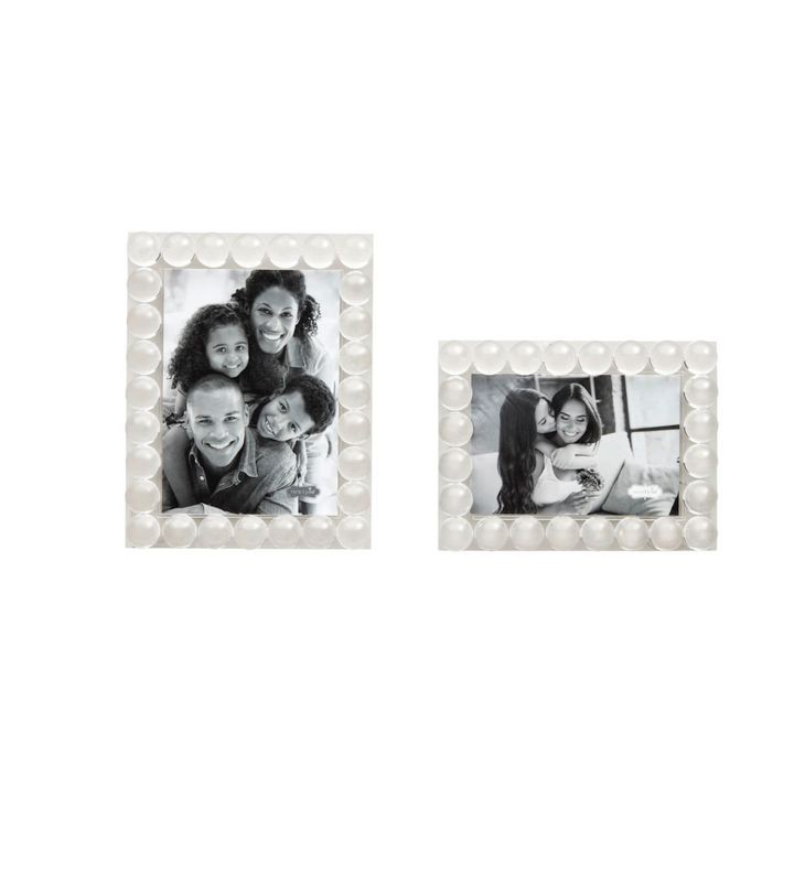 Clear Beaded Acrylic Frame - Pickering Boxwood