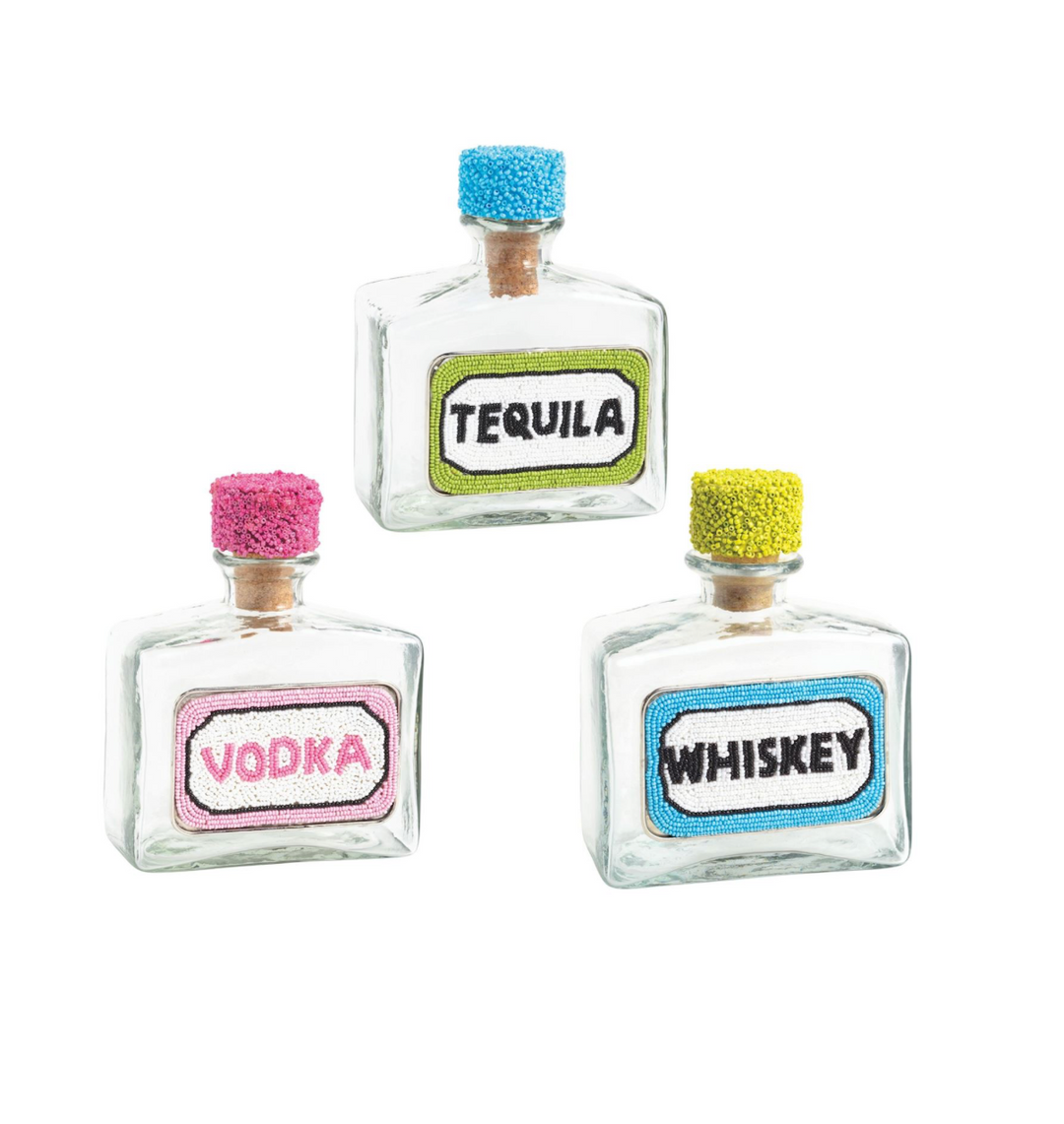 Beaded Bar Decanter - Pickering Boxwood