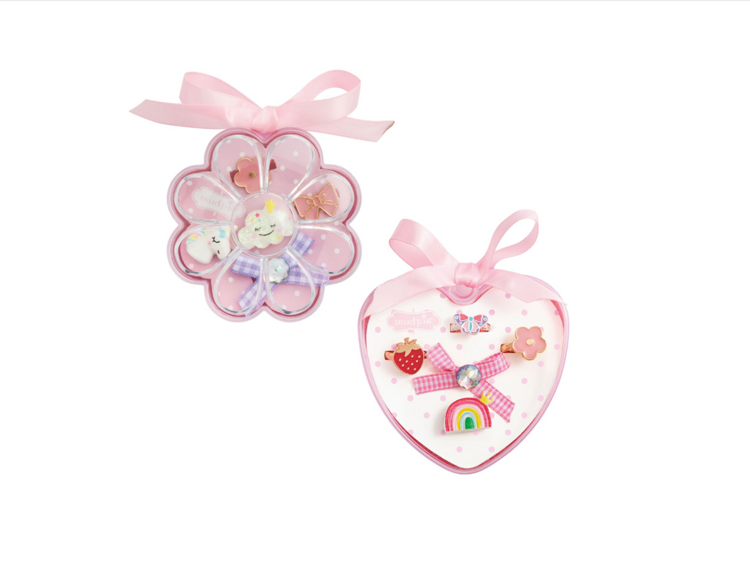 Flower & Heart Ring Set - Pickering Boxwood