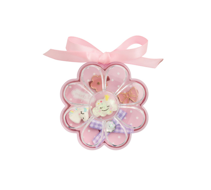 Flower & Heart Ring Set - Pickering Boxwood