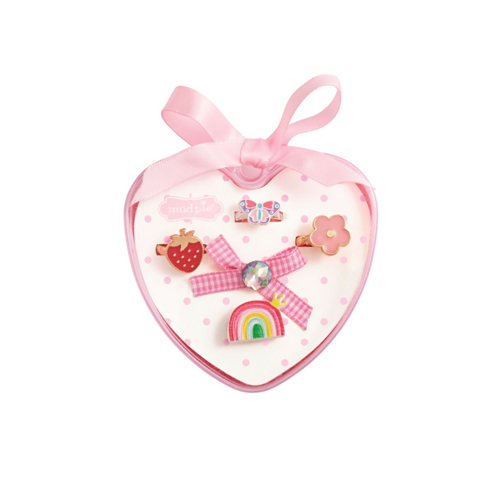 Flower & Heart Ring Set - Pickering Boxwood