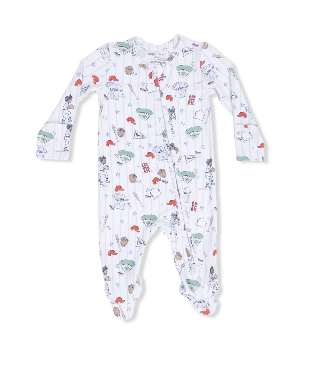 Home Run Baseball Children's Pajamas - Pickering Boxwood