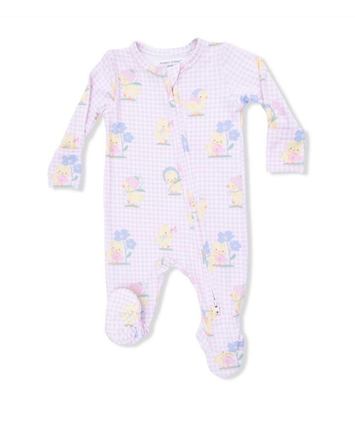 Pink Vintage Spring Duckling Children&