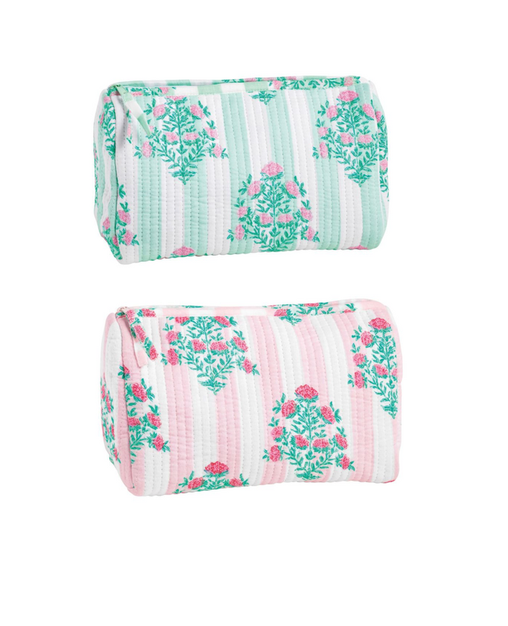 Dahlia Print Cosmetic Case