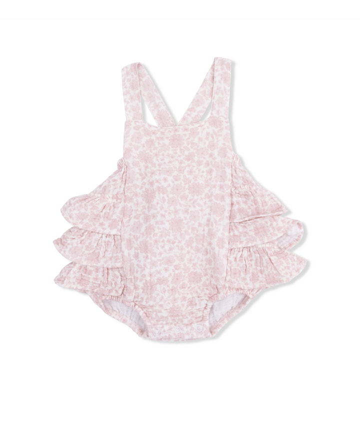 Harper Floral Ruffle Sunsuit