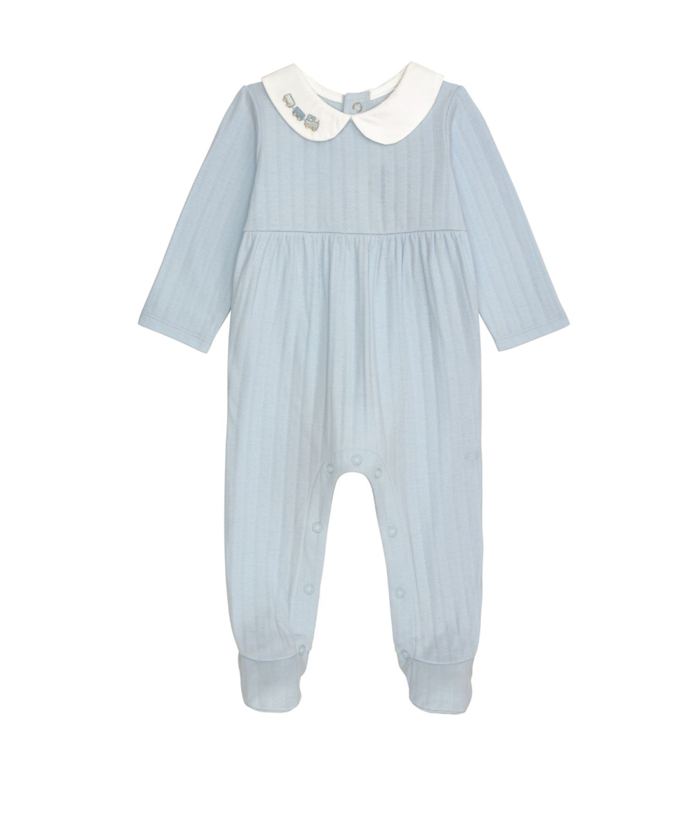 Blue Layette Train Sleeper