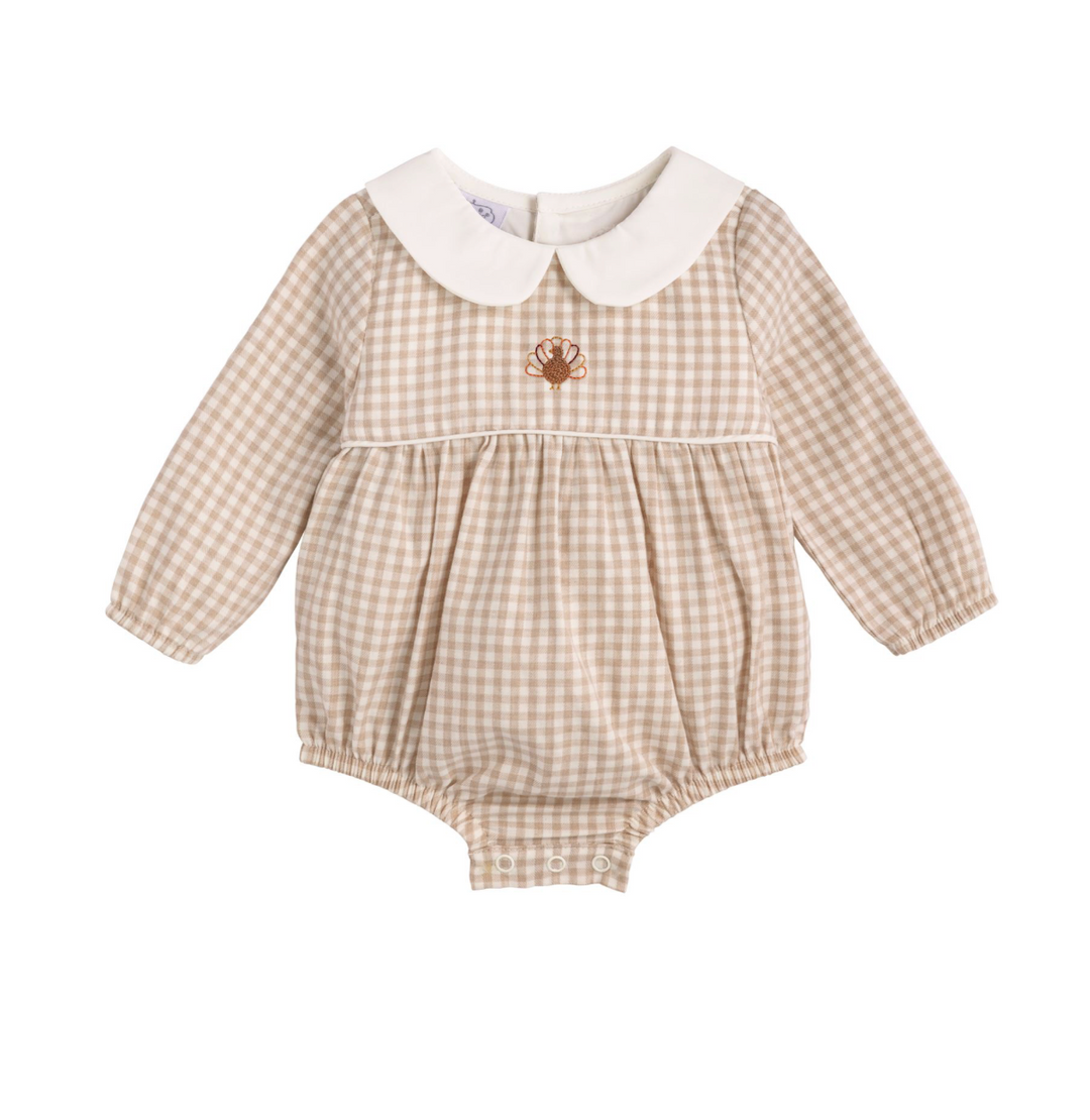 Gingham French Knot Turkey Bubble