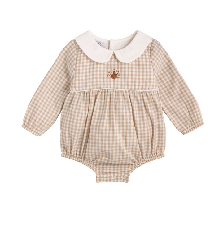 Gingham French Knot Turkey Bubble
