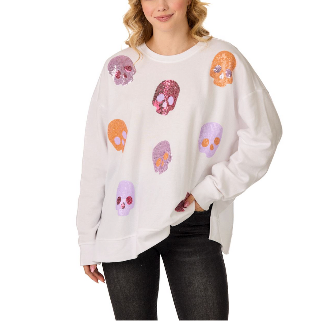 Skeleton Sparkle Sweatshirt