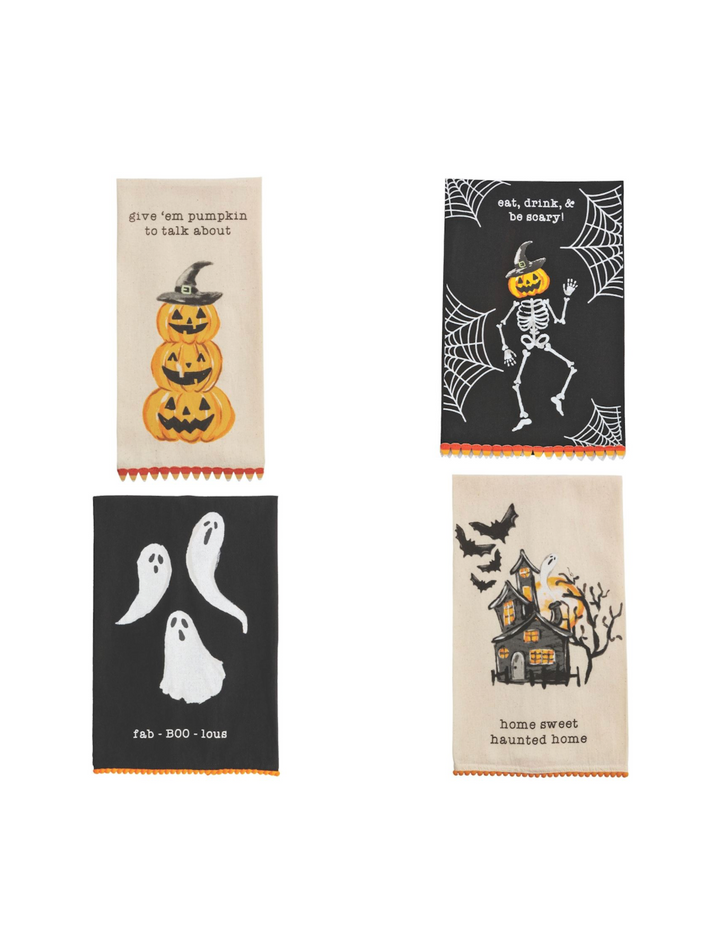 Halloween Hallow Tea Towel