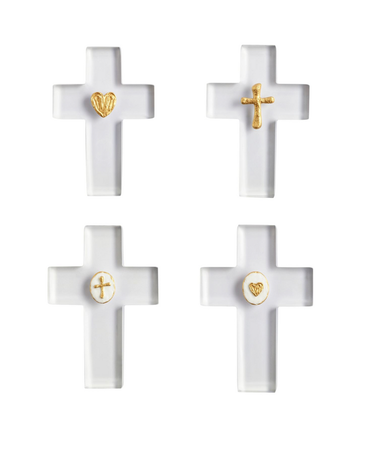 Clear Resin Crosses