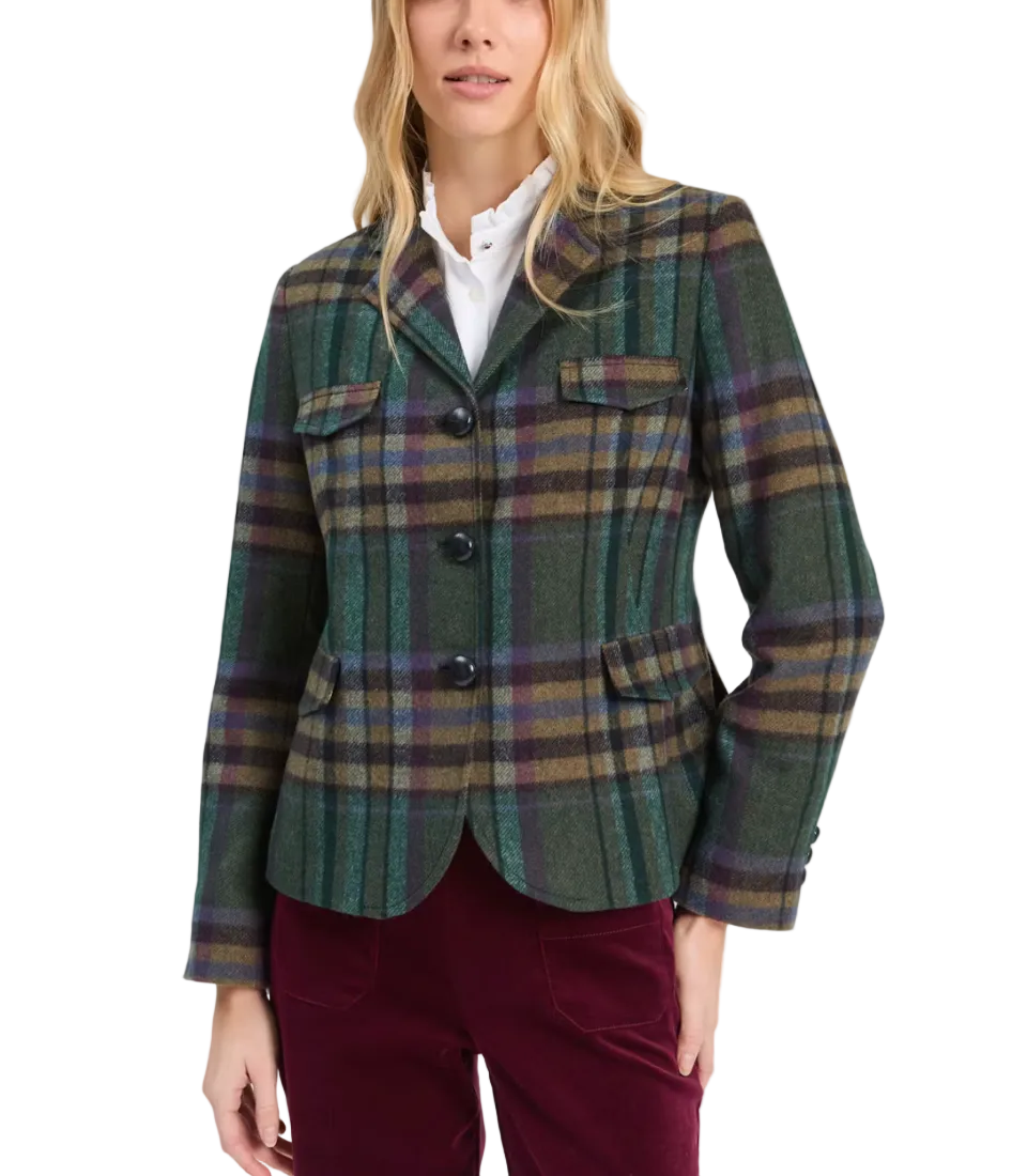 Maya Italian Check Blazer by Vilagallo