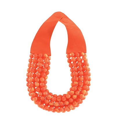 7 Row Glass Bead Necklace