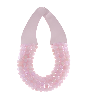 7 Row Glass Bead Necklace
