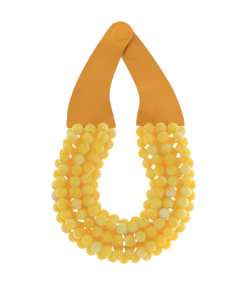 7 Row Glass Bead Necklace