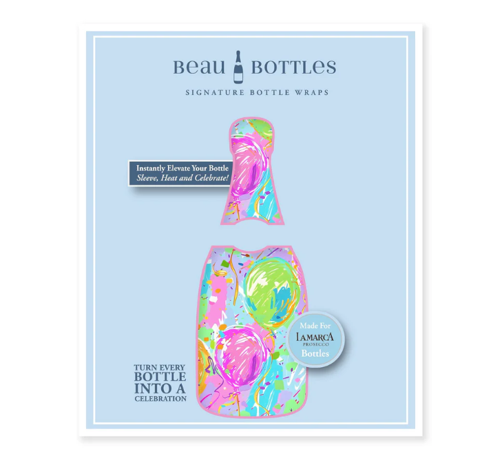 Beau Bottles Signature Bottle Wraps - Prosecco Collection